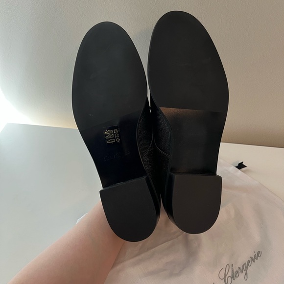 Robert Clergerie women’s black glitter loafer size 37.5 - Picture 8 of 9